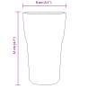 Set of 6 Beer Glasses - 295 ml | Durable & Stylish