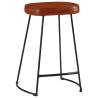 Stylish Dark Brown Bar Stools - Set of 2 | HipoMarket