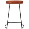 Stylish Dark Brown Bar Stools - Set of 2 | HipoMarket