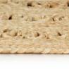 Handmade Braided Jute Rug - 90 cm Natural Touch