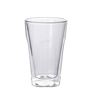 Double Wall Glass Cups - 6 Pcs, 450 ml | HipoMarket