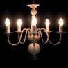 Antique White Chandelier - Elegant 5 x E14 Bulbs | Hipo Market