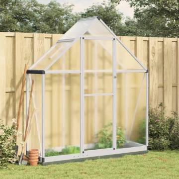 Greenhouse with Base Frame - Aluminium 169x58x202 cm