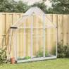 Greenhouse with Base Frame Silver 169x58x202 cm Aluminium Colour silver Size 169 x 58 x 202 cm Quantity in Package 1 