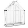 Greenhouse with Base Frame - Aluminium 169x58x202 cm