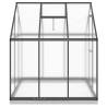 Anthracite Greenhouse with Base Frame - 169x169x202 cm