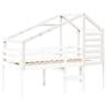 Kids' Bed Roof White - Solid Pine Wood | Hipomarket