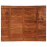 Rectangular Solid Wood Table Top 90x80 cm - Reclaimed Wood