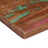 Rectangular Solid Wood Table Top 90x80 cm - Reclaimed Wood