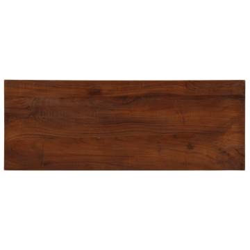 Rectangular Solid Wood Table Top 70x30 cm - Reclaimed Beauty