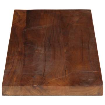 Rectangular Solid Wood Table Top 70x30 cm - Reclaimed Beauty