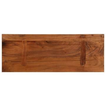 Rectangular Solid Wood Table Top 70x30 cm - Reclaimed Beauty