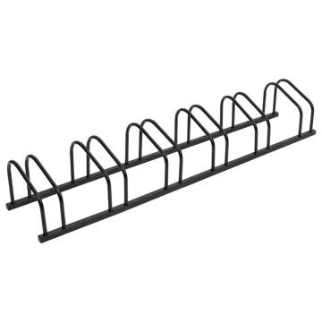 Bike Rack for 6 Bikes - Durable Black Steel Storage Solution