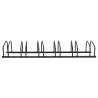 Bike Rack for 6 Bikes - Durable Black Steel Storage Solution