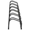 Bike Rack for 6 Bikes - Durable Black Steel Storage Solution