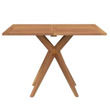 Garden Table Square 110x110 cm - Solid Acacia Wood