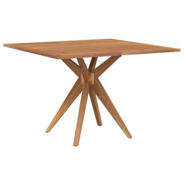 Garden Table Square 110x110 cm - Solid Acacia Wood