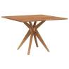 Garden Table Square 110x110 cm - Solid Acacia Wood