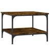 Elegant Smoked Oak Coffee Table | 55x55x40 cm | Hipomarket