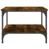 Elegant Smoked Oak Coffee Table | 55x55x40 cm | Hipomarket