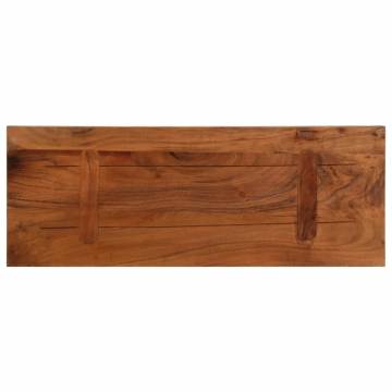 Rectangular Solid Wood Table Top 90x30 cm - Reclaimed Design