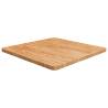 Square Table Top Light Brown 60x60x2.5cm Treated Solid Wood Oak Colour light brown Size 60 x 60 x 2.5 cm Quantity in Package 1 