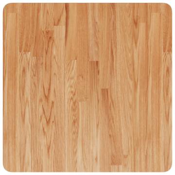 Light Brown Square Table Top - Solid Oak 60x60cm | Hipo Market