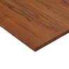 Square Dark Brown Oak Table Top - 80x80cm | HipoMarket