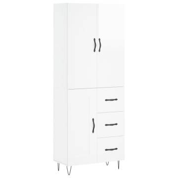 Highboard High Gloss White - Stylish Storage Solution | Hipo Market