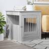 Dog Crate Furniture Grey Sonoma 64.5x80x71 cm Engineered Wood Colour grey sonoma Size 64.5 x 80 x 71 cm 