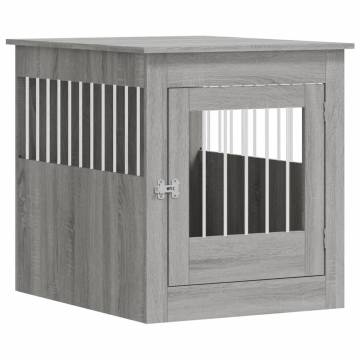 Dog Crate Furniture Grey Sonoma - Stylish & Functional Design