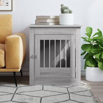 Dog Crate Furniture Grey Sonoma - Stylish & Functional Design