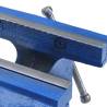 Bench Vise Blue 125 mm Cast Iron - Versatile Workshop Tool