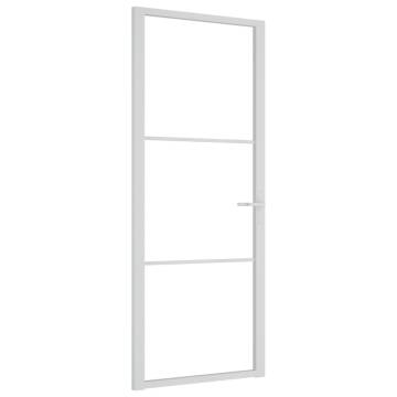 Modern Interior Door 83x201.5 cm with ESG Glass & Aluminium