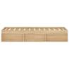 Sonoma Oak Bed Frame 120x200 cm - Modern & Practical Design