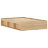 Sonoma Oak Bed Frame 120x200 cm - Modern & Practical Design