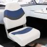 Boat Seat with High Back Foldable 44x38x55 cm Colour white and blue Quantity in Package 1 Model basic 