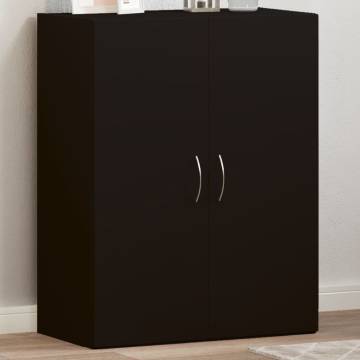 File Cabinet Black - Stylish & Durable 60x32x77.5 cm