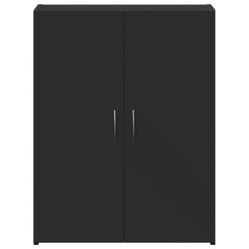 File Cabinet Black - Stylish & Durable 60x32x77.5 cm