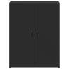 File Cabinet Black - Stylish & Durable 60x32x77.5 cm