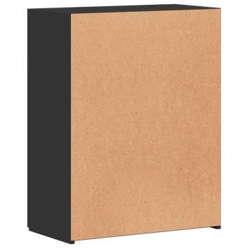 File Cabinet Black - Stylish & Durable 60x32x77.5 cm