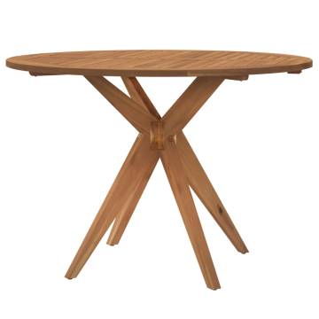 Round Acacia Garden Table Ø110x75 cm - Durable & Stylish