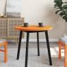 Solid Wood Pine Round Table Top Ø70 cm - Wax Brown