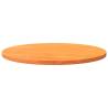 Solid Wood Pine Round Table Top Ø70 cm - Wax Brown