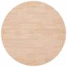 Round Solid Oak Table Top Ø90x2.5 cm - Untreated & Versatile