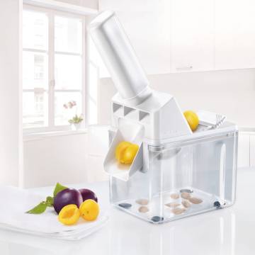 Leifheit Automatic Plum Pitter White 37300 - Efficient & Easy