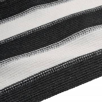 Privacy Net Anthracite & White 1.2x50 m - Durable HDPE