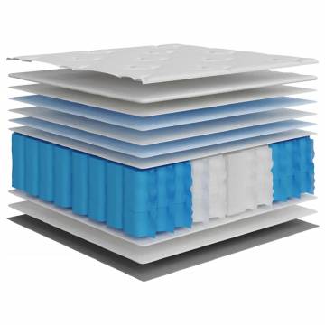 Pocket Spring Mattress Medium Plus 90x190 cm - Sleep Comfortably