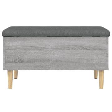 Storage Bench Grey Sonoma - Stylish & Functional Storage