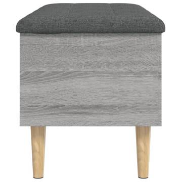 Storage Bench Grey Sonoma - Stylish & Functional Storage